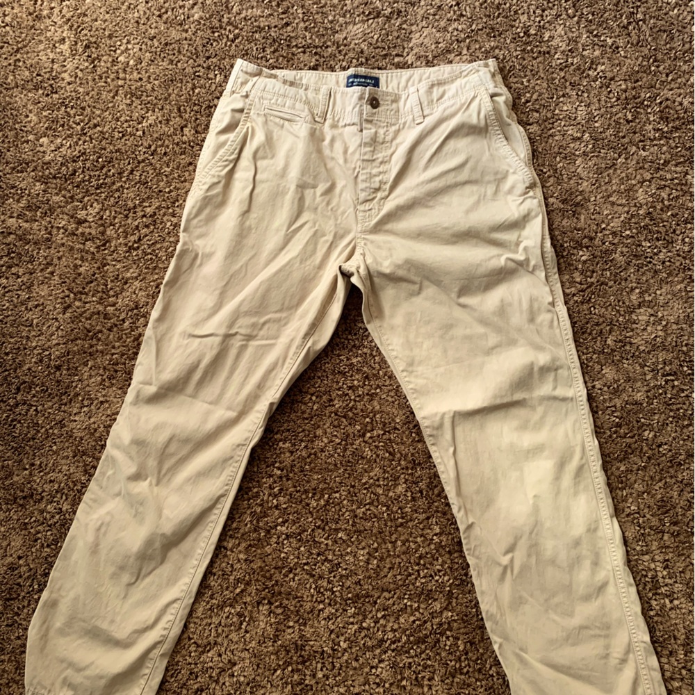 American Eagle Men’s Khaki Pants - Original Straight